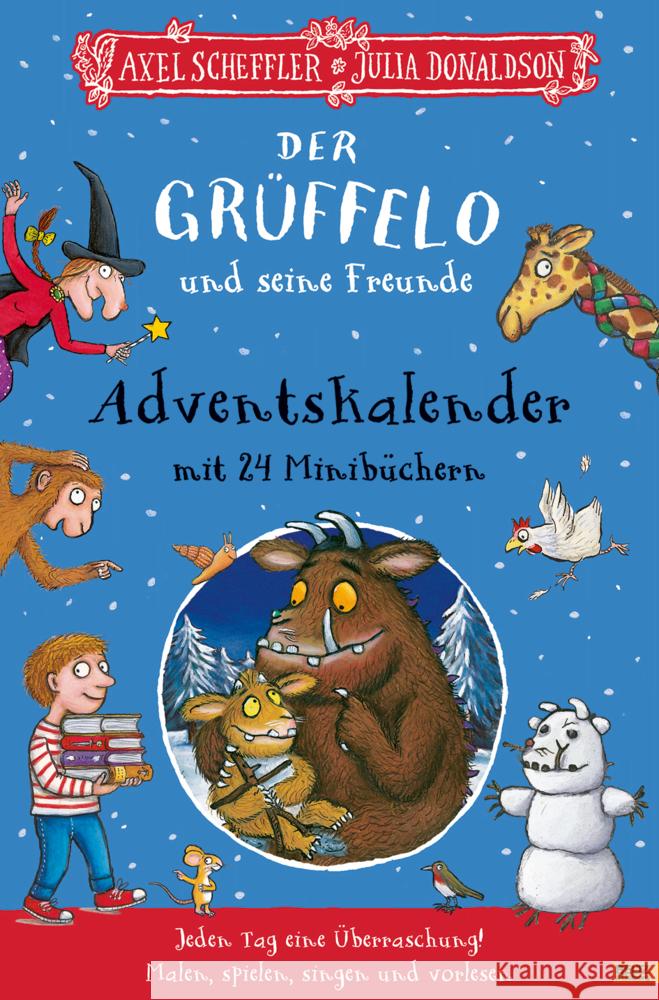 Der Grüffelo und seine Freunde. Adventskalender mit 24 Minibüchern Scheffler, Axel, Donaldson, Julia 9783407730145 Beltz - książka