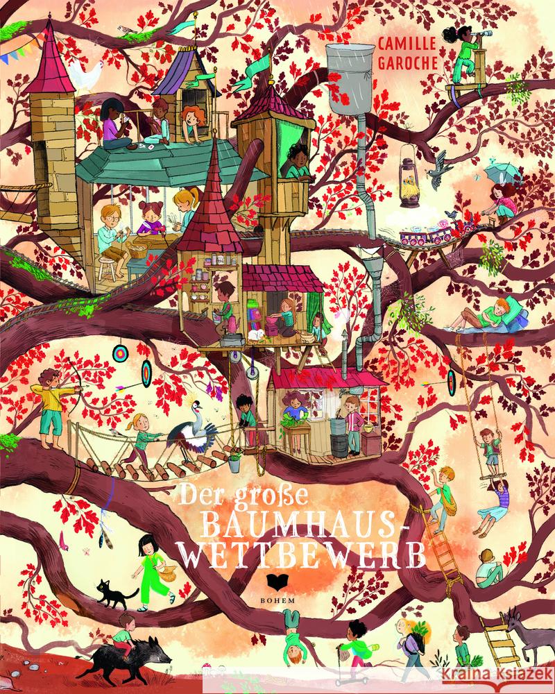 Der große Baumhauswettbewerb Garoche, Camille 9783959392181 Bohem Press - książka