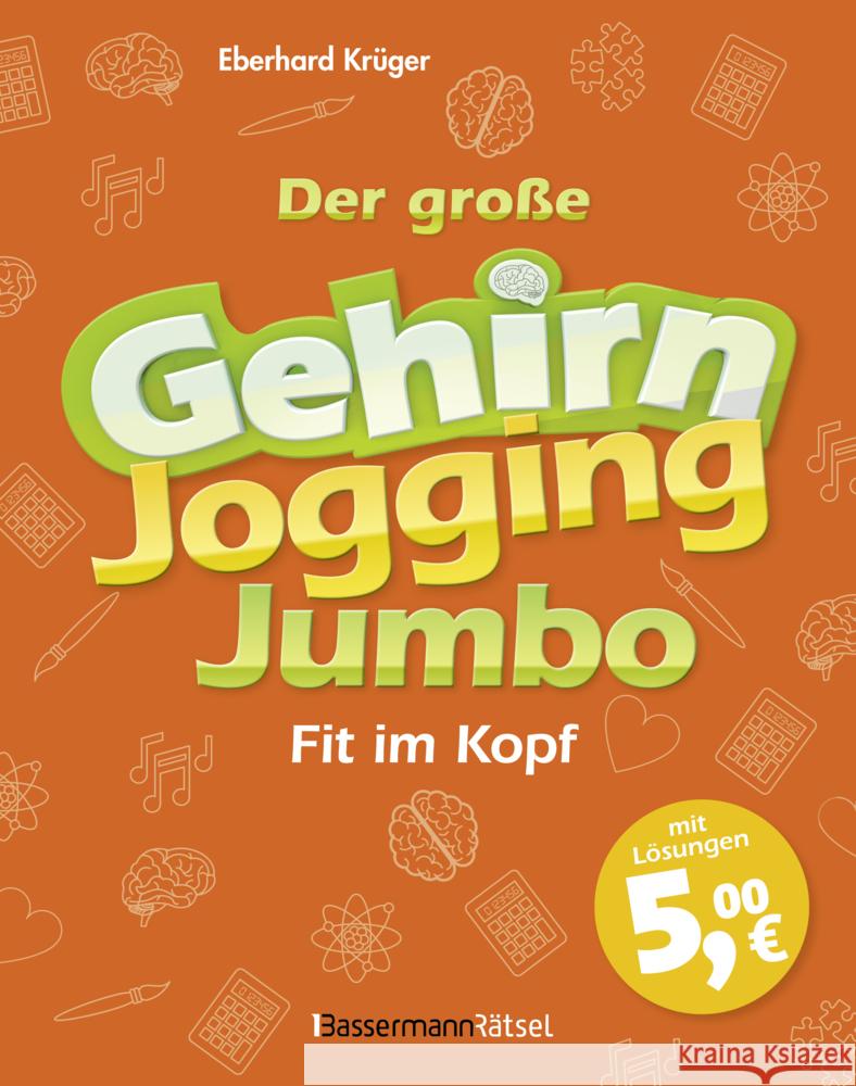 Der große Gehirnjogging-Jumbo - fit im Kopf Krüger, Eberhard 9783809451938 Bassermann - książka