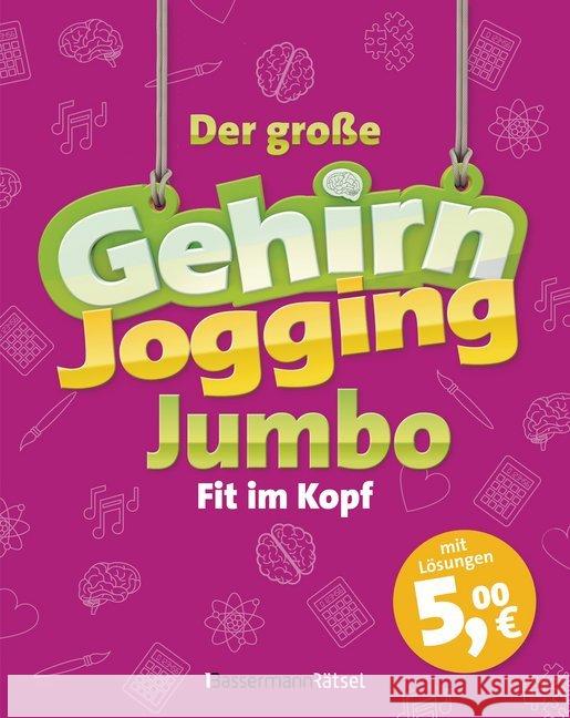 Der große Gehirnjogging-Jumbo - Fit im Kopf : Mit Lösungen Krüger, Eberhard 9783809439806 Bassermann - książka