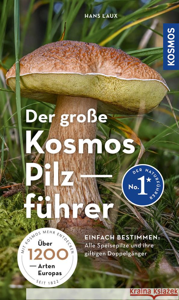Der große Kosmos Pilzführer Laux, Hans E. 9783440176740 Kosmos (Franckh-Kosmos) - książka