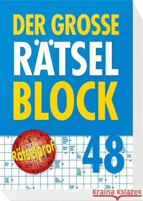 Der große Rätselblock. Bd.48  9783625180425 Naumann & Göbel - książka