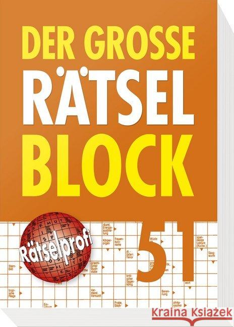 Der große Rätselblock. Bd.51  9783625185987 Naumann & Göbel - książka