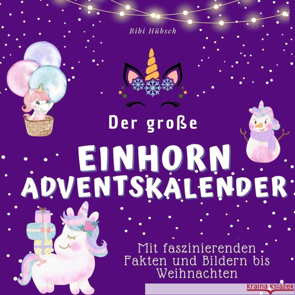 Der grosse Einhorn-Adventskalender Hübsch, Bibi 9783750526266 27amigos - książka