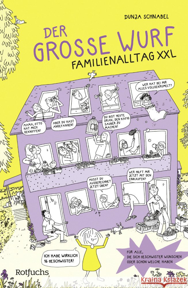Der große Wurf. Familienalltag XXL Schnabel, Dunja 9783757100056 Rotfuchs - książka