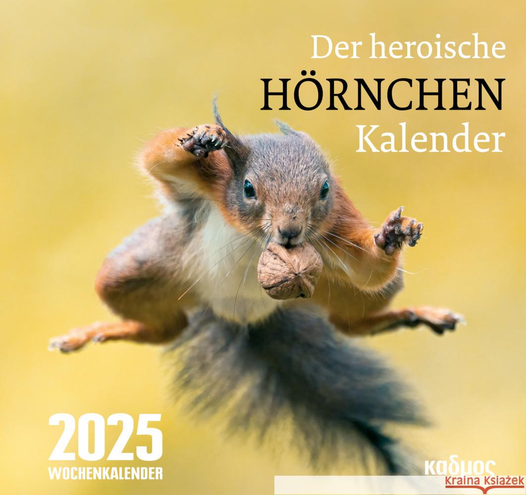 Der heroische Hörnchenkalender (2025) Burckhardt, Wolfram 9783865995681 Kulturverlag Kadmos - książka