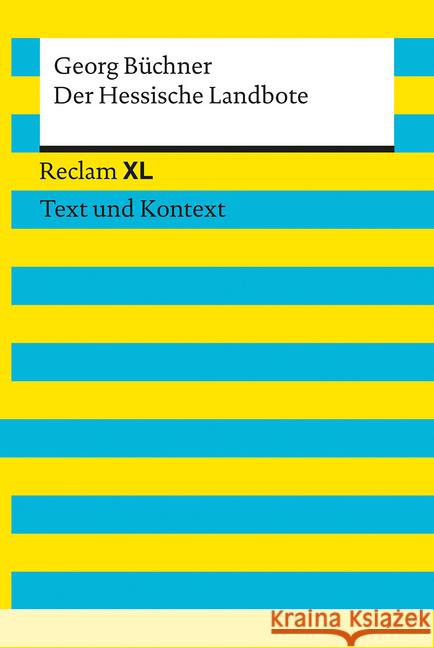 Der Hessische Landbote : Textausgabe mit Kommentar und Materialien Büchner, Georg 9783150192429 Reclam, Ditzingen - książka