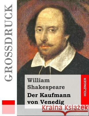Der Kaufmann von Venedig (Großdruck) Schlegel, August Wilhelm 9781508875536 Createspace - książka