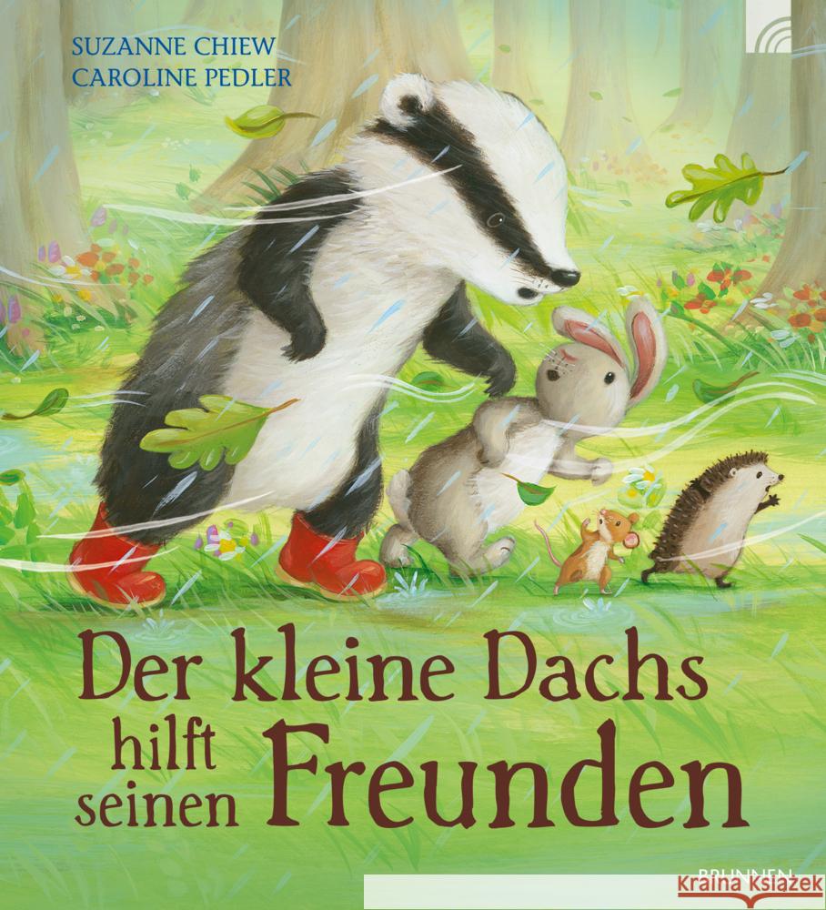 Der kleine Dachs hilft seinen Freunden Chiew, Suzanne 9783765559631 Brunnen - książka