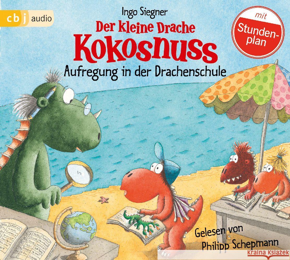 Der kleine Drache Kokosnuss - Aufregung in der Drachenschule, 1 Audio-CD Siegner, Ingo 9783837163759 cbj audio - książka