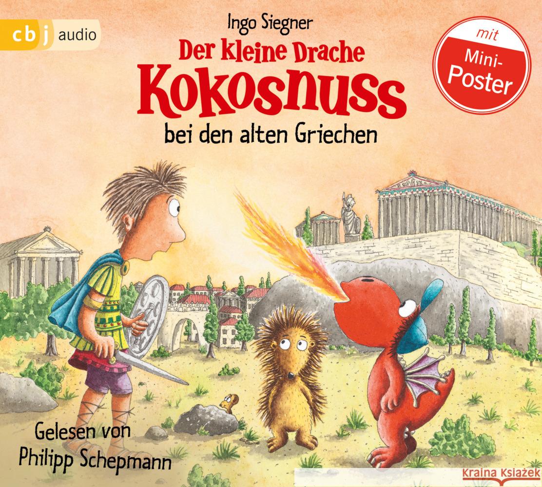 Der kleine Drache Kokosnuss bei den alten Griechen, 1 Audio-CD Siegner, Ingo 9783837167054 cbj audio - książka