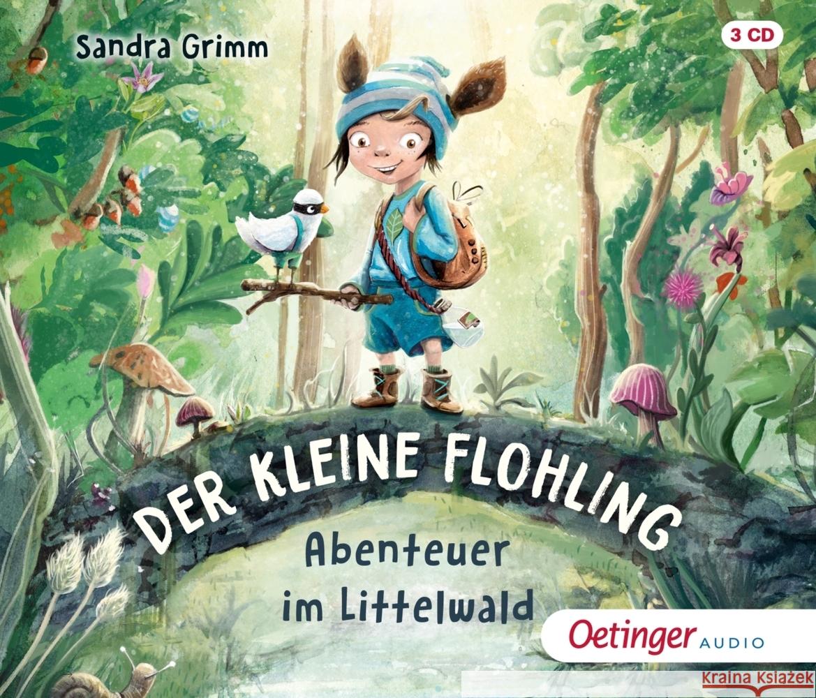 Der kleine Flohling 1. Abenteuer im Littelwald Grimm, Sandra 9783837391428 Oetinger Media GmbH - książka