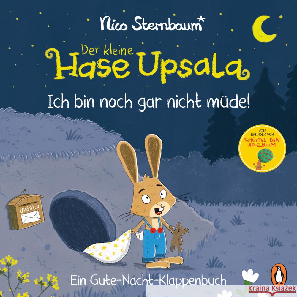 Der kleine Hase Upsala - Ich bin noch gar nicht müde - Ein Gute-Nacht-Klappenbuch Sternbaum, Nico 9783328303657 Penguin Junior - książka