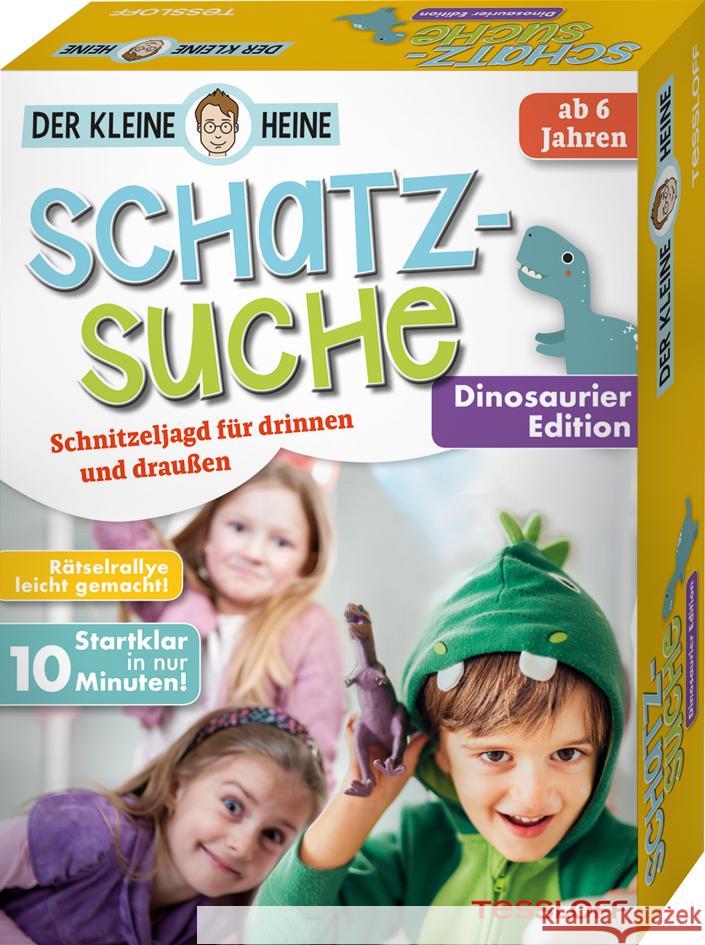 Der kleine Heine - Schatzsuche - Dinosaurier Edition (Spiel) : Schnitzeljagd für drinnen und draußen Heine, Stefan 9783788642112 Tessloff - książka