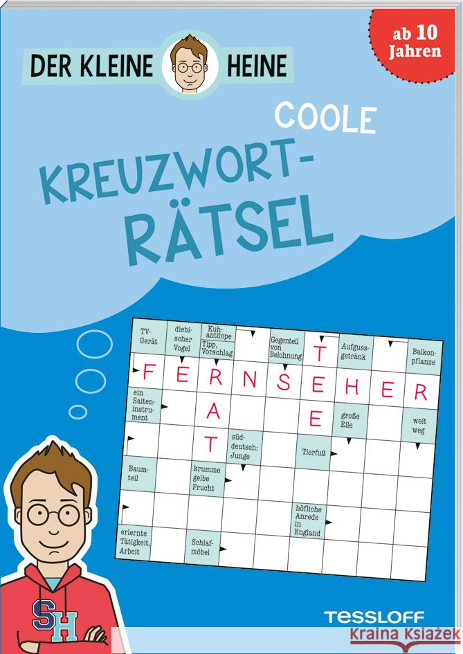 Der kleine Heine. Coole Kreuzworträtsel Heine, Stefan 9783788645601 Tessloff Verlag Ragnar Tessloff GmbH & Co. KG - książka