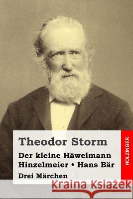 Der kleine Häwelmann / Hinzelmeier / Hans Bär: Drei Märchen Storm, Theodor 9781533059666 Createspace Independent Publishing Platform - książka