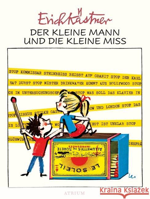 Der kleine Mann und die kleine Miss Kästner, Erich 9783855356102 Atrium Verlag - książka