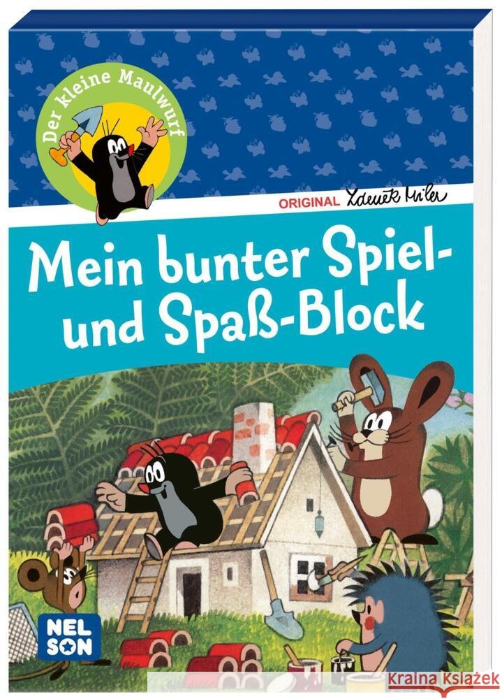 Der kleine Maulwurf: Mein bunter Spiel- und Spaß-Block  9783845127606 Nelson - książka
