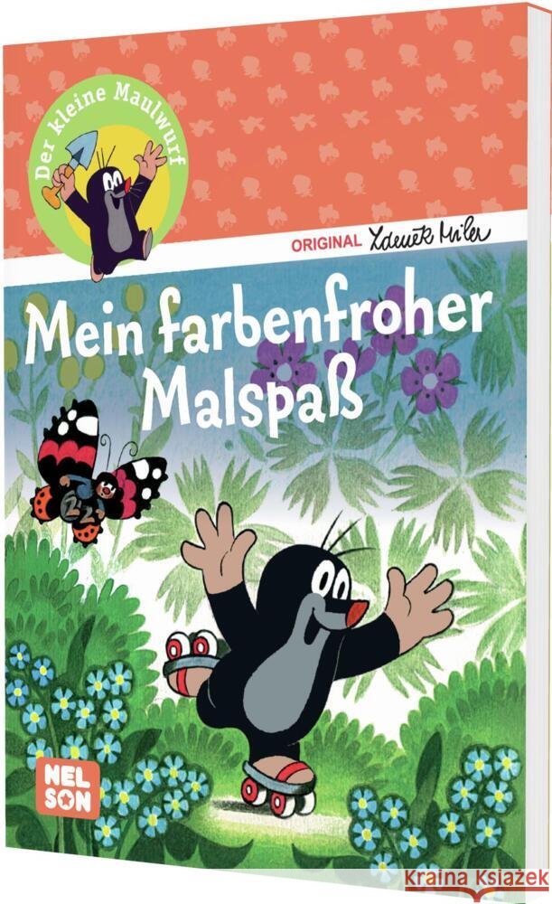 Der kleine Maulwurf: Mein farbenfroher Malspaß  9783845130415 Nelson - książka