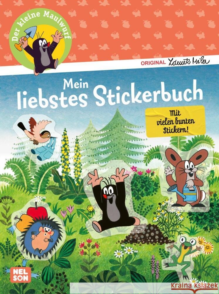 Der kleine Maulwurf: Mein liebstes Stickerbuch  9783845129259 Nelson - książka