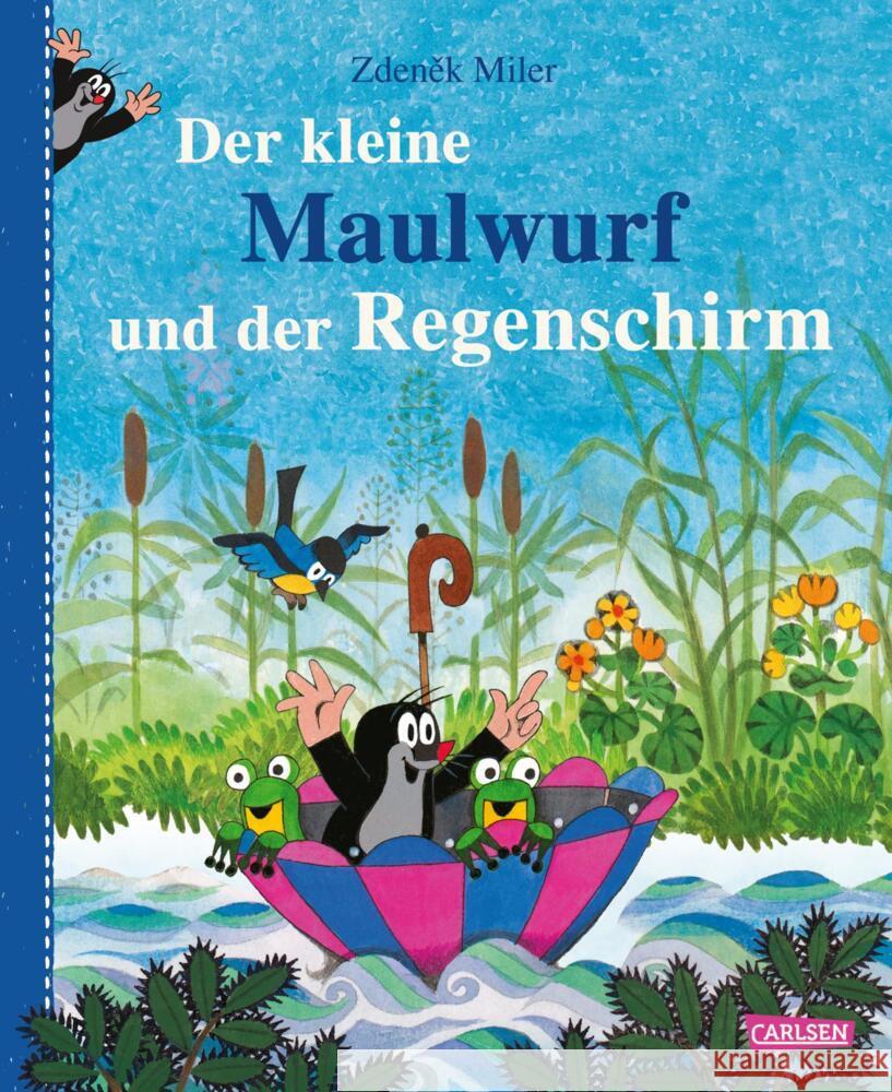 Der kleine Maulwurf und der Regenschirm Miler, Zdenek, Doskocilová, Hana 9783551523648 Carlsen - książka