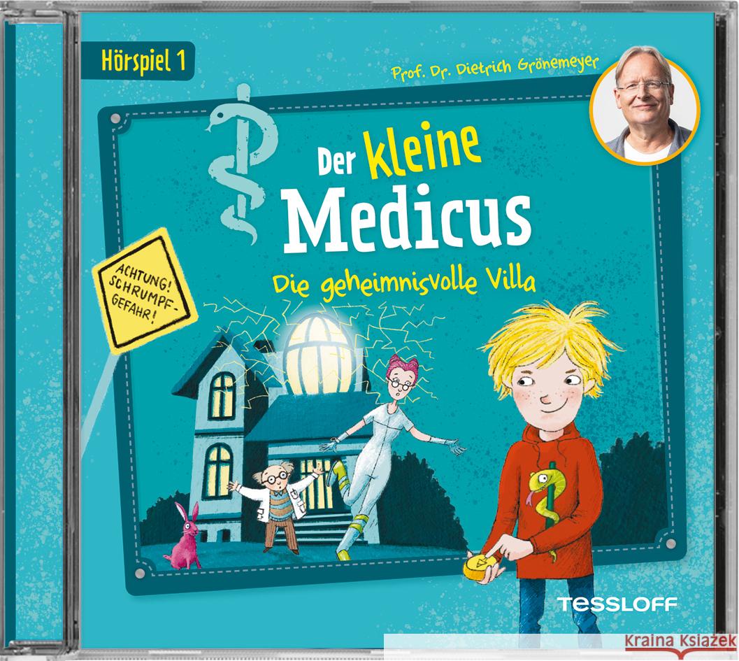 Der kleine Medicus. Hörspiel 1: Die geheimnisvolle Villa, Audio-CD Grönemeyer, Dietrich 9783788643119 Tessloff Verlag Ragnar Tessloff GmbH & Co. KG - książka