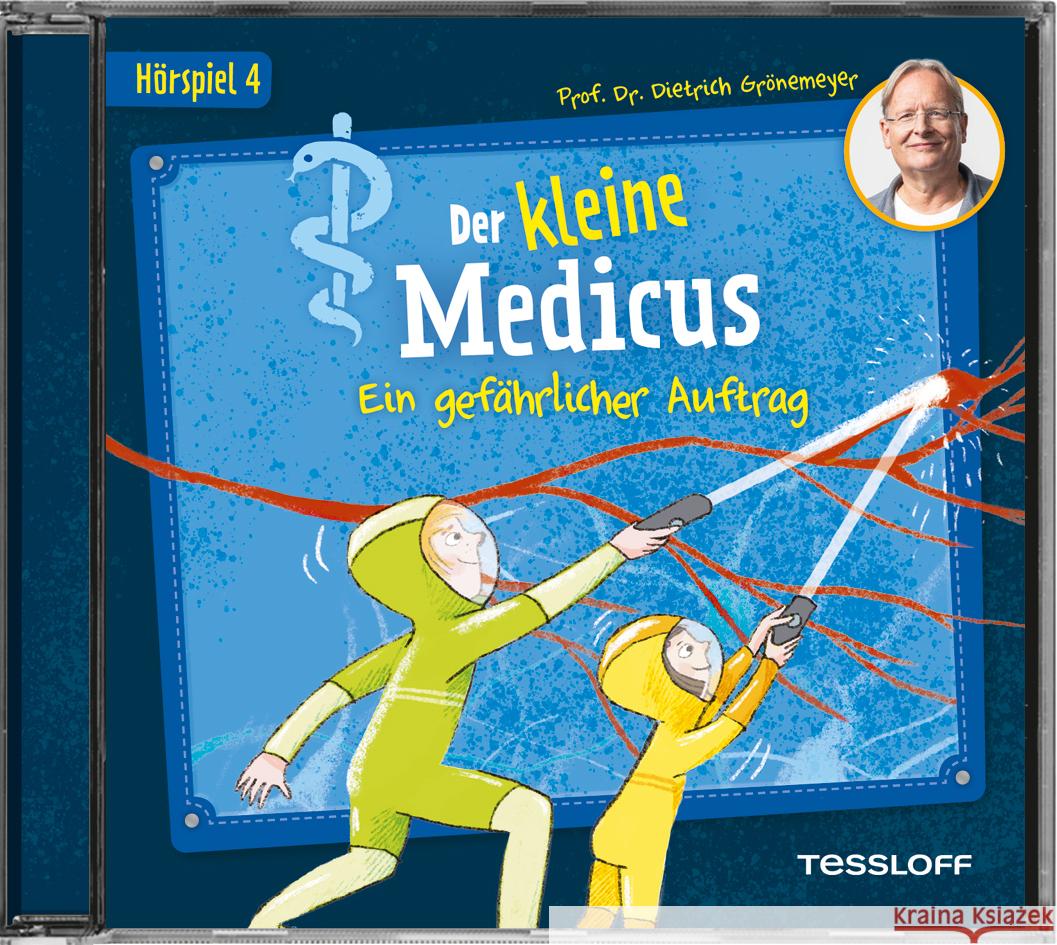 Der kleine Medicus. Hörspiel 4: Ein gefährlicher Auftrag, Audio-CD Grönemeyer, Dietrich 9783788643140 Tessloff Verlag Ragnar Tessloff GmbH & Co. KG - książka