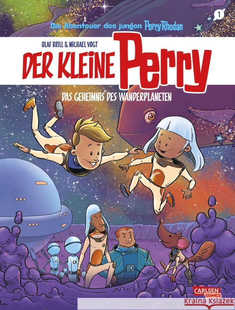 Der kleine Perry 1: Das Geheimnis des Wanderplaneten Brill, Olaf 9783551760173 Carlsen Comics - książka