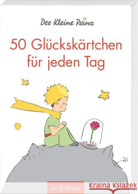 Der Kleine Prinz - 50 Glückskärtchen für jeden Tag Saint-Exupéry, Antoine de 9783845836270 ars edition - książka