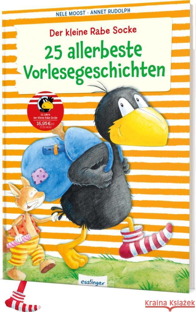 Der kleine Rabe Socke: 25 allerbeste Vorlesegeschichten Moost, Nele 9783480237241 Esslinger in der Thienemann-Esslinger Verlag  - książka