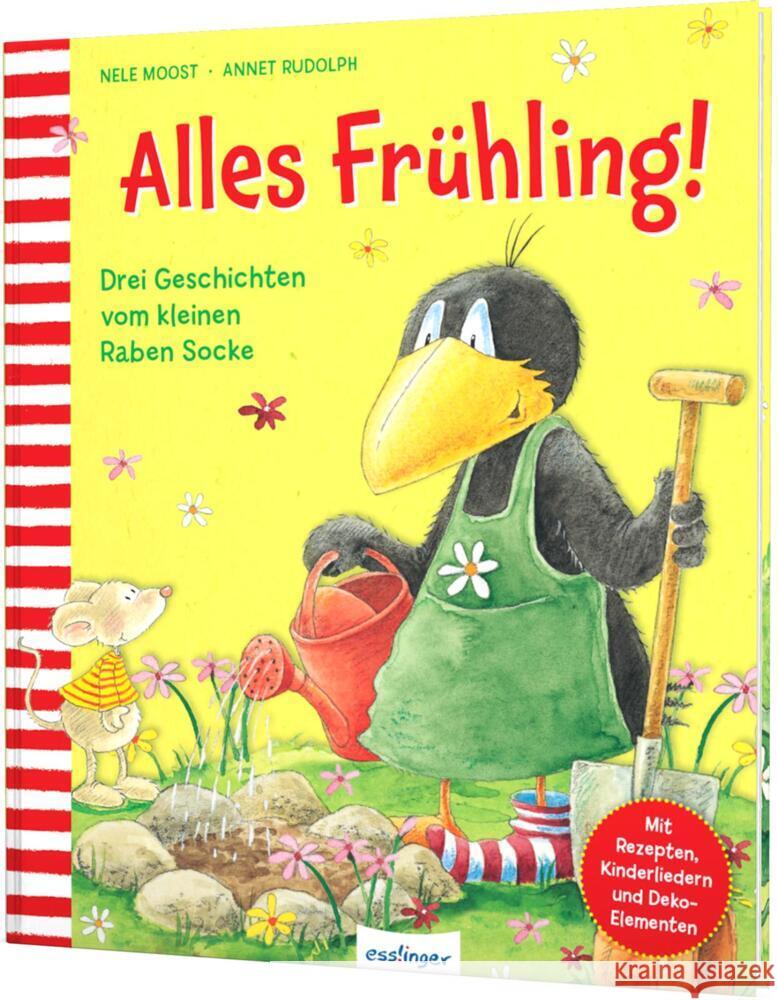 Der kleine Rabe Socke: Alles Frühling! Moost, Nele 9783480237623 Esslinger in der Thienemann-Esslinger Verlag  - książka