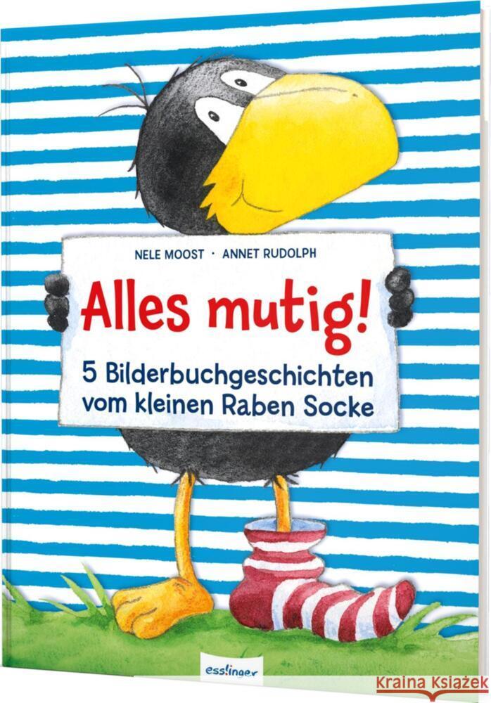 Der kleine Rabe Socke: Alles mutig! 5 Bilderbuchgeschichten vom kleinen Raben Socke Moost, Nele 9783480236879 Esslinger in der Thienemann-Esslinger Verlag  - książka