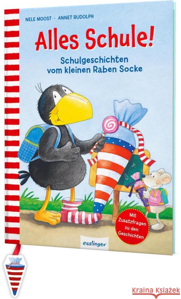 Der kleine Rabe Socke: Alles Schule! Moost, Nele 9783480237579 Esslinger in der Thienemann-Esslinger Verlag  - książka