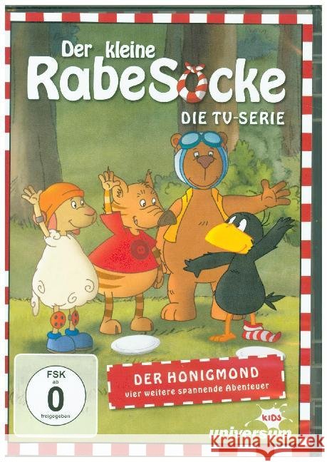 Der kleine Rabe Socke - Der Honigmond. Tl.4, 1 DVD : Deutschland  0889853900497 LEONINE Distribution - książka
