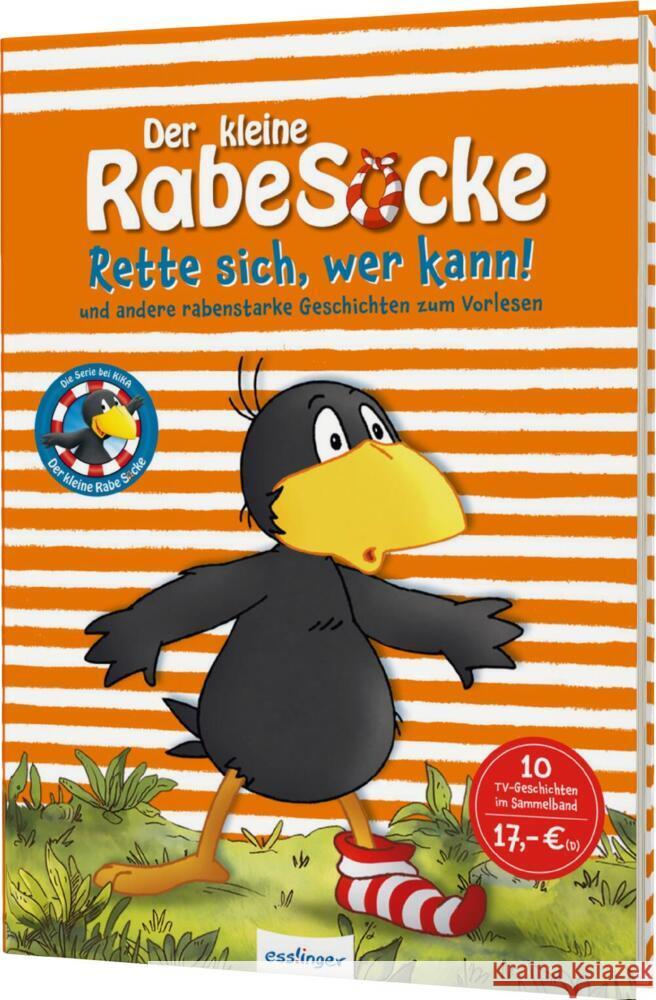 Der kleine Rabe Socke: Rette sich, wer kann! Moost, Nele 9783480238927 Esslinger in der Thienemann-Esslinger Verlag  - książka