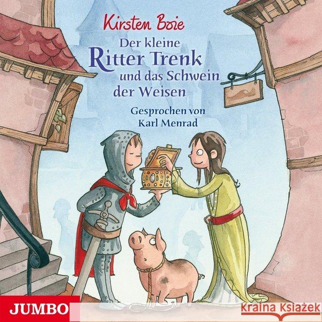 Der kleine Ritter Trenk und das Schwein der Weisen, 1 Audio-CD : Lesung Boie, Kirsten 9783833731112 Jumbo Neue Medien - książka