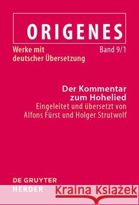 Der Kommentar zum Hohelied Alfons Fürst 9783110442557 de Gruyter - książka