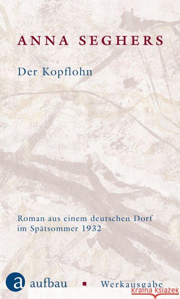 Der Kopflohn Seghers, Anna 9783351034528 Aufbau-Verlag - książka