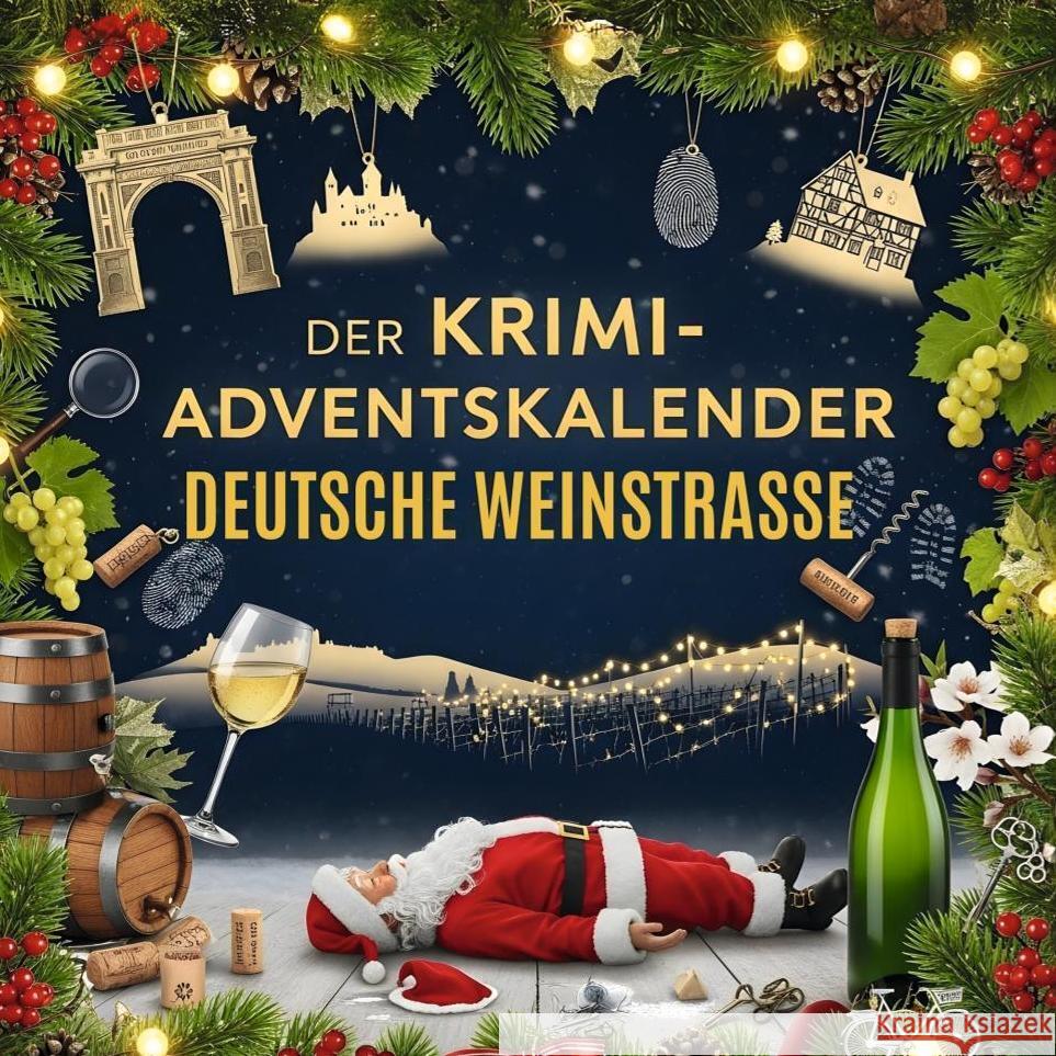 Der Krimi-Adventskalender Deutsche Weinstraße Horn, Jonah 9783695306282 FlipFlop - książka