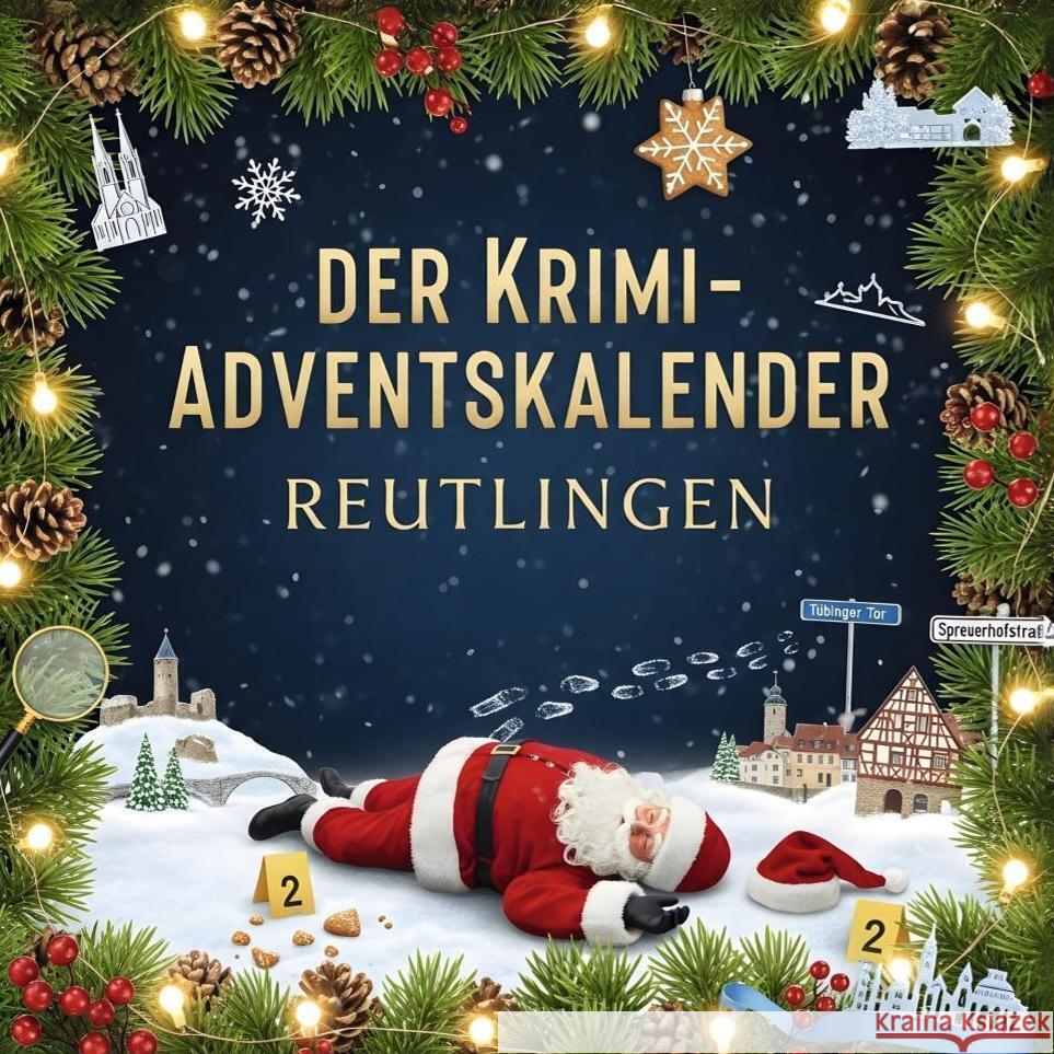 Der Krimi-Adventskalender Reutlingen Hartmann, Ben 9783695300020 FlipFlop - książka