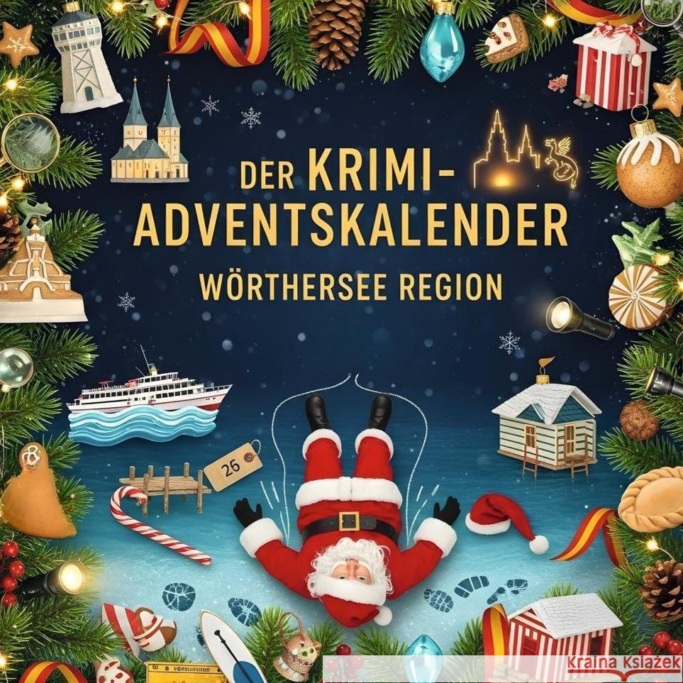 Der Krimi-Adventskalender Wörthersee Region Schneider, Isabella 9783695306619 FlipFlop - książka