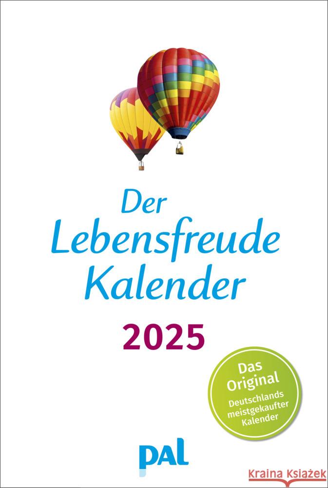 Der Lebensfreude-Kalender 2025 Wolf, Doris, Merkle, Rolf, Günther, Maja 9783910294448 PAL - książka