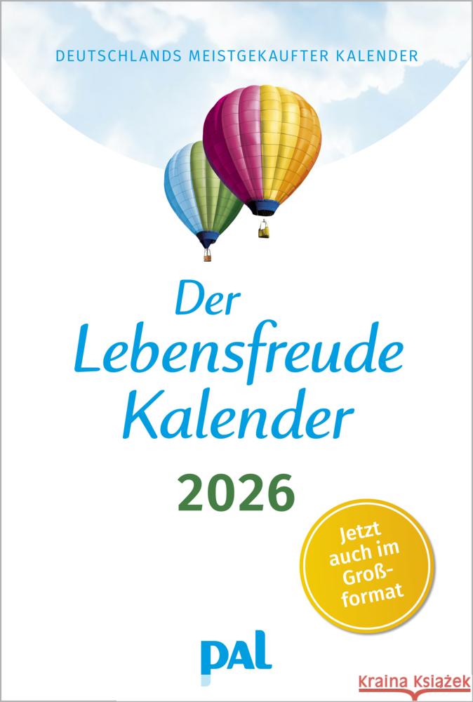 Der Lebensfreude-Kalender 2026 im Großformat Wolf, Doris, Merkle, Rolf, Günther, Maja 9783910294127 PAL - książka