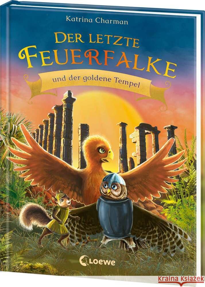 Der letzte Feuerfalke und der goldene Tempel (Band 9) Charman, Katrina 9783743217577 Loewe - książka