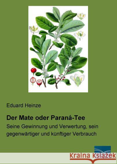 Der Mate oder Paraná-Tee : Seine Gewinnung und Verwertung, sein gegenwärtiger und künftiger Verbrauch Heinze, Eduard 9783956929359 Fachbuchverlag-Dresden - książka