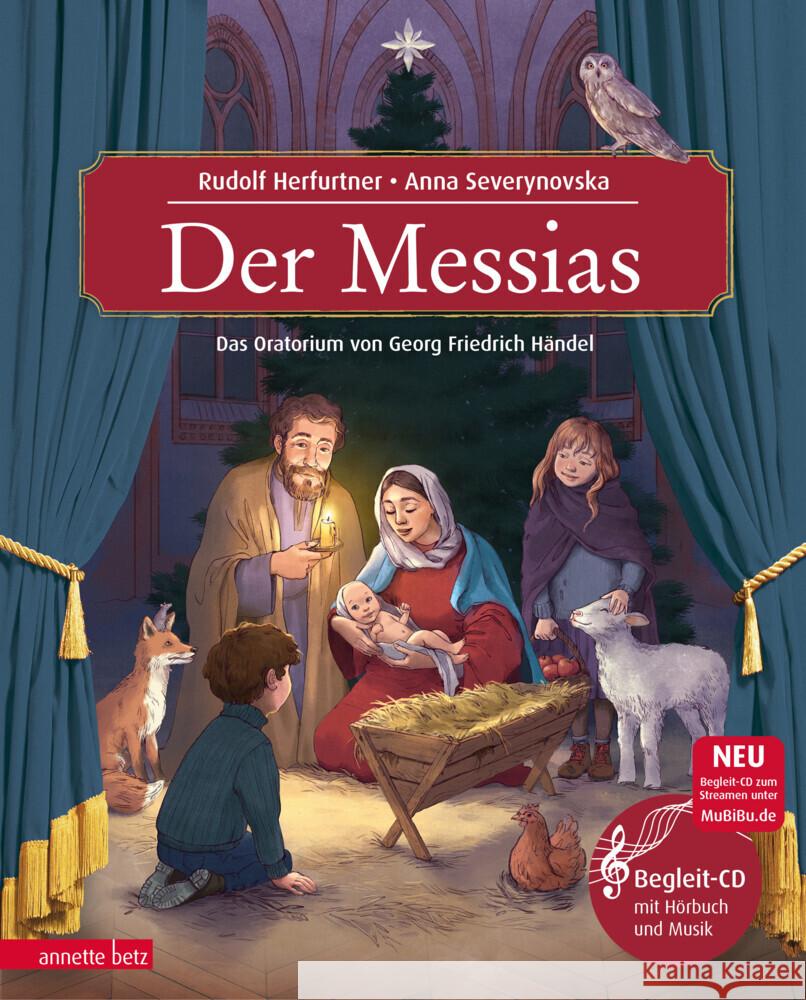 Der Messias (Das musikalische Bilderbuch mit CD und zum Streamen) Herfurtner, Rudolf 9783219118797 Betz, Wien - książka