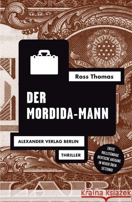 Der Mordida-Mann : Thriller Thomas, Ross 9783895814525 Alexander Verlag - książka