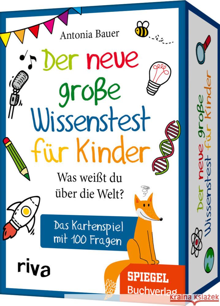 Der neue große Wissenstest für Kinder - Was weißt du über die Welt? Bauer, Antonia 9783742316899 Riva - książka