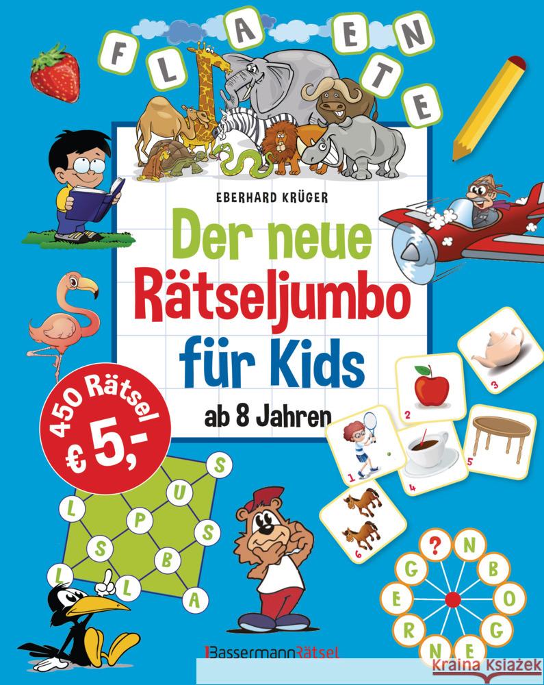 Der neue Rätseljumbo für Kids Krüger, Eberhard 9783809443858 Bassermann - książka