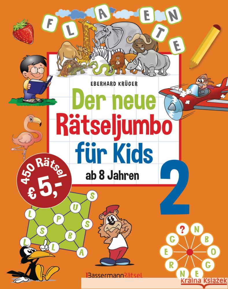 Der neue Rätseljumbo für Kids 2 Krüger, Eberhard 9783809445029 Bassermann - książka